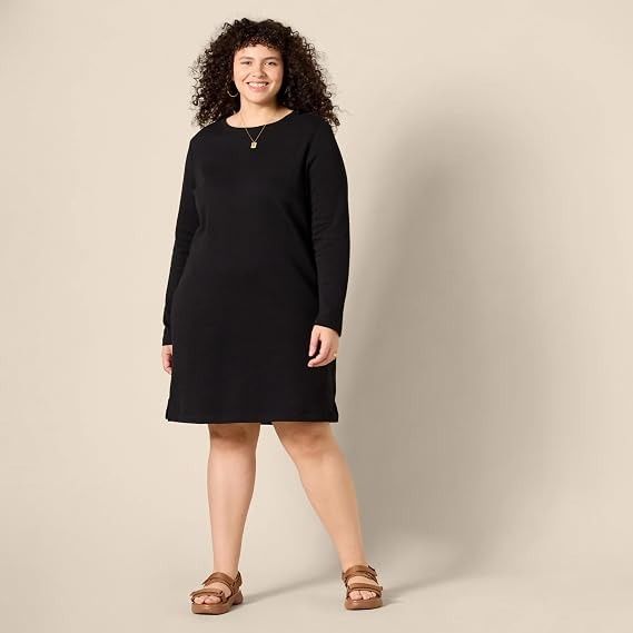 Black Long Sleeve Dress image 3